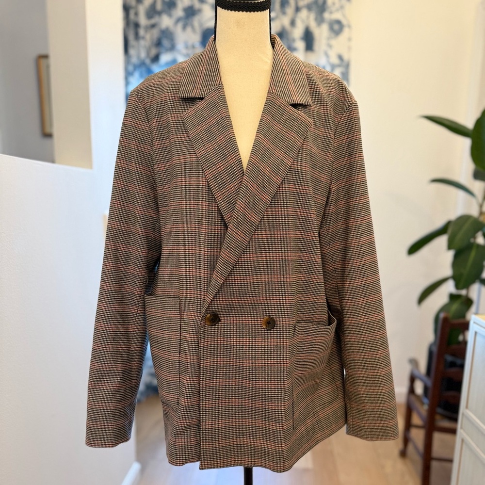 Sanctuary Oversized Plaid Blazer